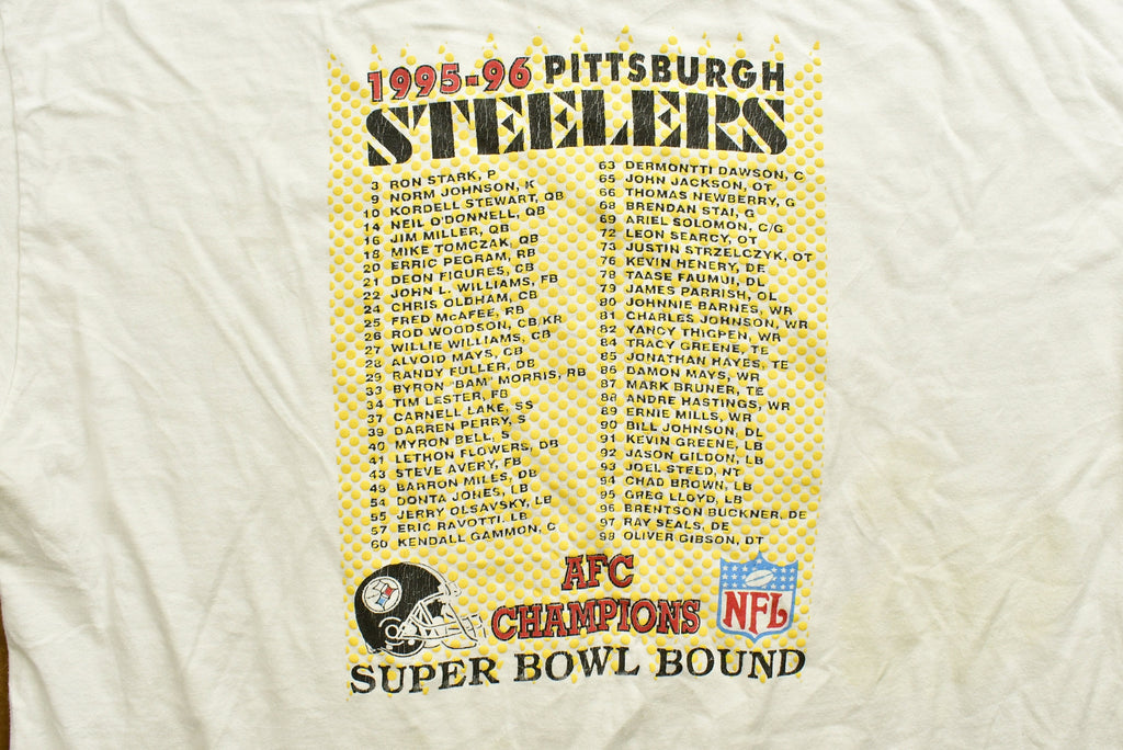 Vintage 1995 Pittsburgh Steelers AFC Champions T-Shirt