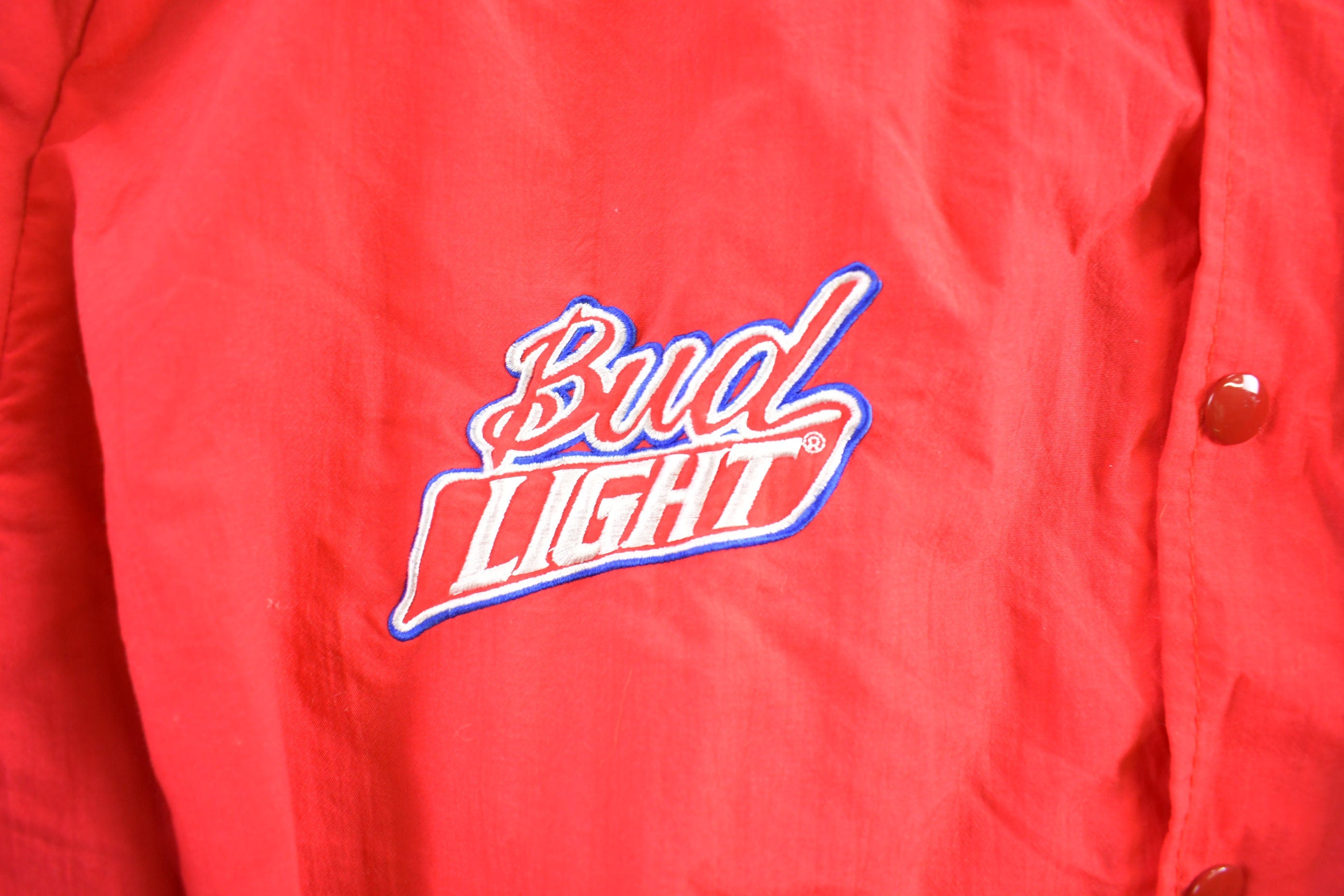 Vintage 1990s Bud Light Bomber Jacket
