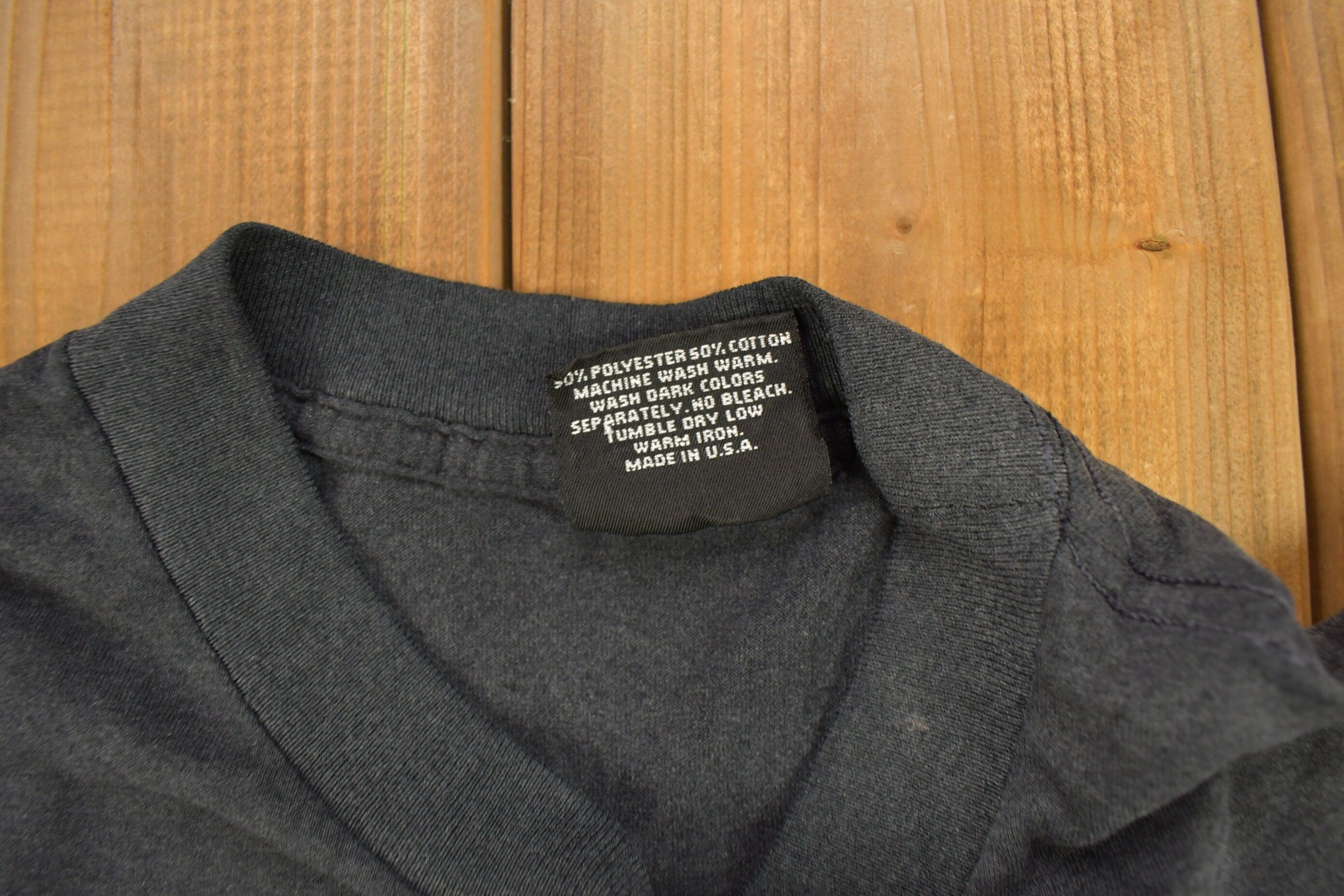 Vintage 1991 Live To Ride Ride To Live 3D Emblem Harley Davidson T-Shirt