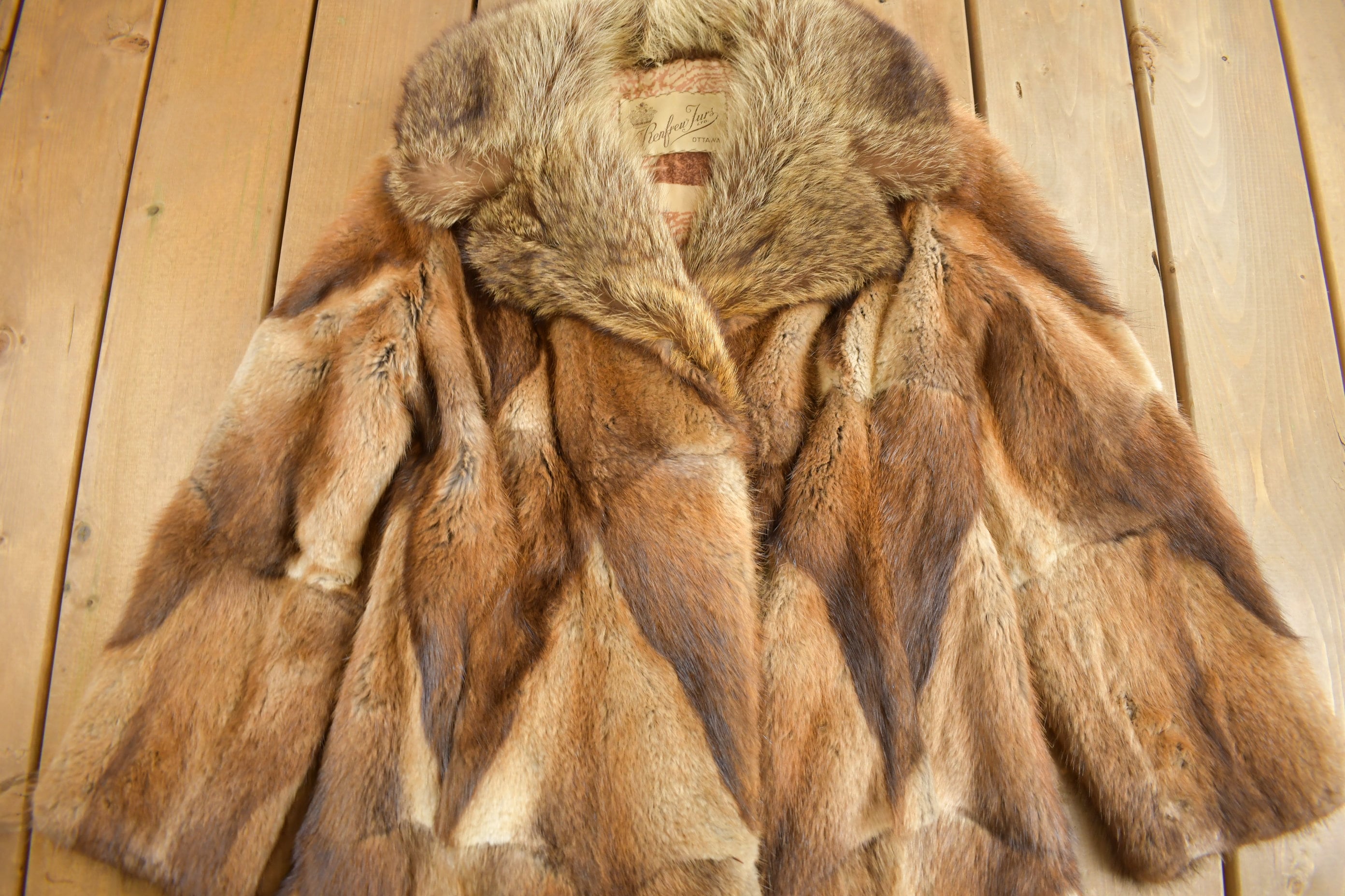 Vintage 1970s Renfrew Furs Coyote Fur Coat