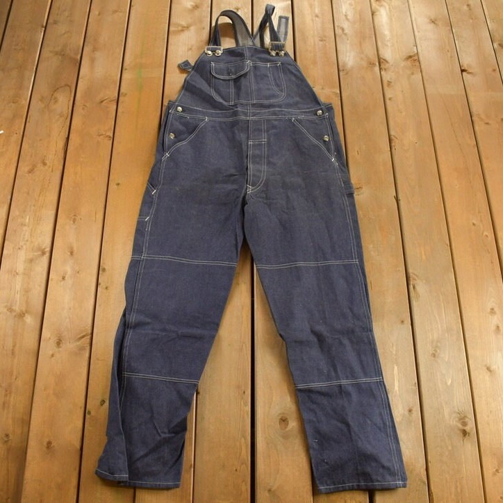 Vintage 1990s Golden Horse Zip Up Front Overalls Size 42 x 30