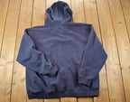 Vintage Distressed Zip Rib Unique Carhartt Quarter Zip Hoodie Sweatshirt