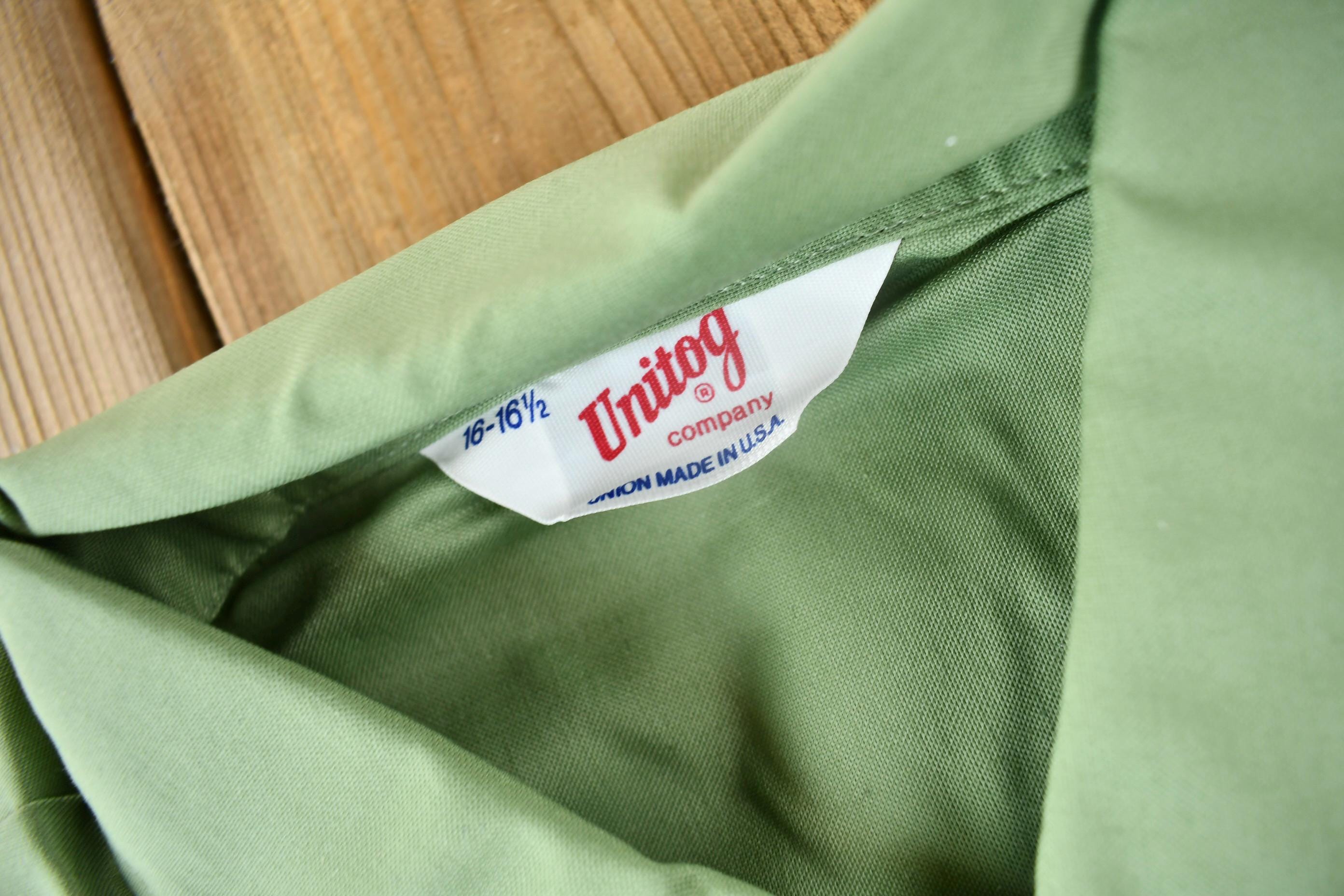 Vintage 1970s Coca Cola Embroidered Button Up Shirt  Union Made In USA  Vintage Workwear  Patchwork  Unitog  Deadstock