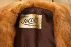 Vintage 1970s Jacobs Mink Fur Stole Cape Jacket Women's Large