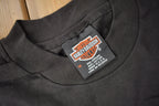 Vintage 1990s Harley Davidson Motorcycles Hempstead New York Single Stitch Graphic T-Shirt Made In USA