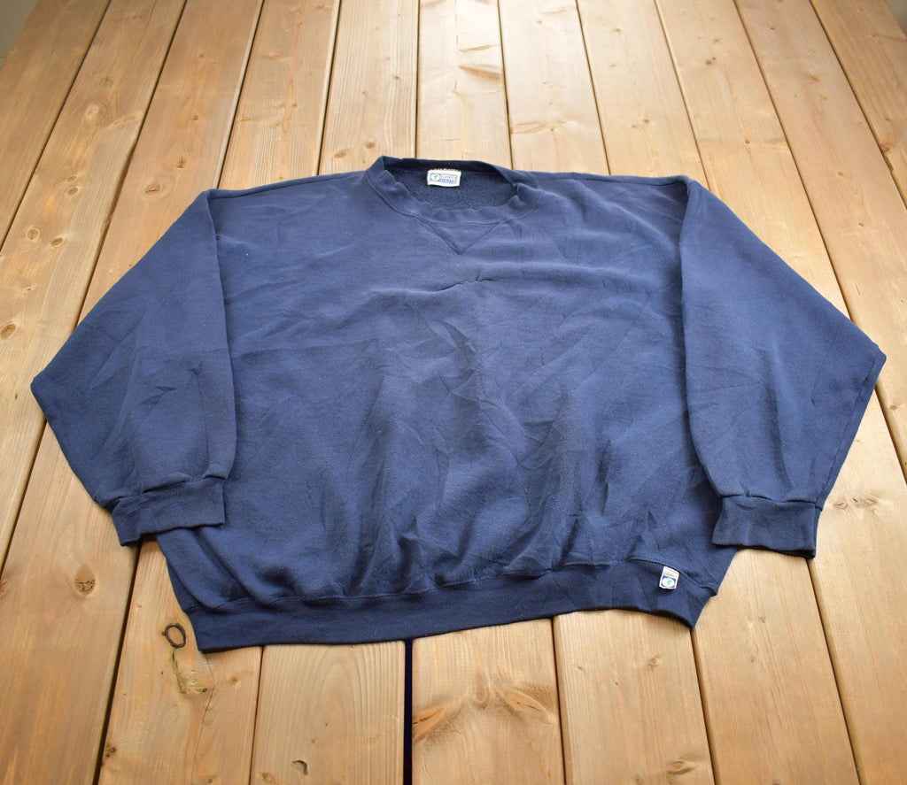 Vintage 1990s Discus Athletic Blank Crewneck Sweatshirt Made In USA