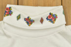 Vintage 1990s Lucia Floral Plain Crewneck
