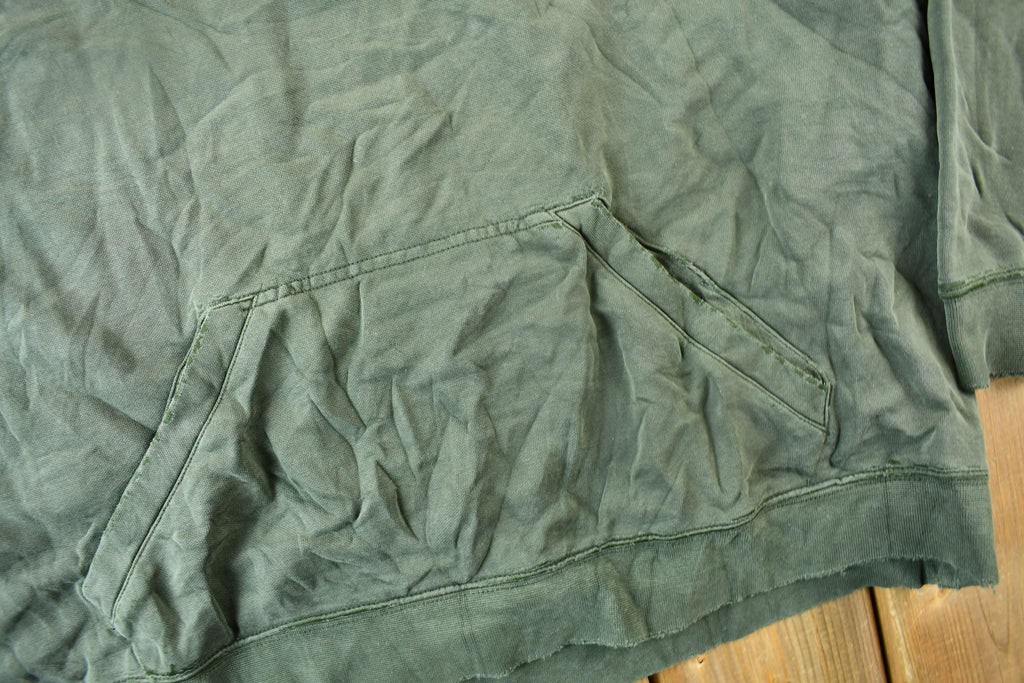 Vintage Y2K Nike Mini Swoosh Hoodie / Green Nike Hoodie / Nike Swoosh / Embroidered / Nike Hoodie Size XXL