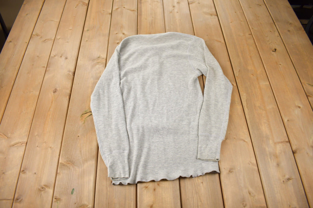 Vintage 1980s St Johns Bay Thermal Waffle Henley Shirt