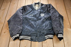 Vintage 1990s Hartwell Embroidered Satin Bomber Jacket