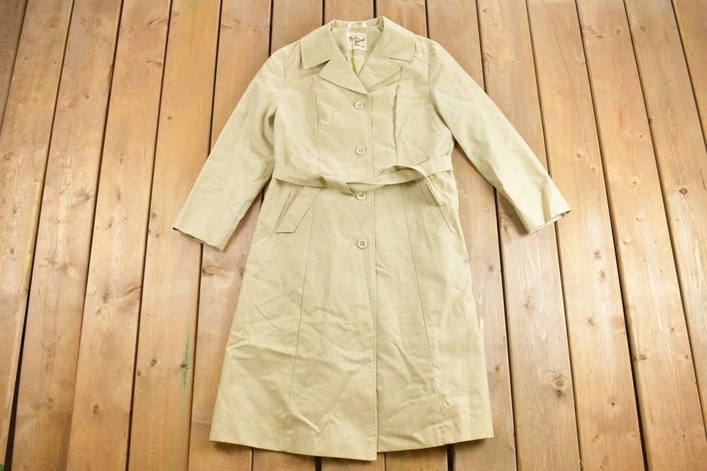 Vintage 1980s Misty Harbor By Niccolini Trench Coat Jacket