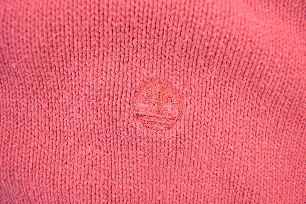 Vintage 1990s Timberland Heavy Cotton Mini Logo Knit Crewneck Sweater