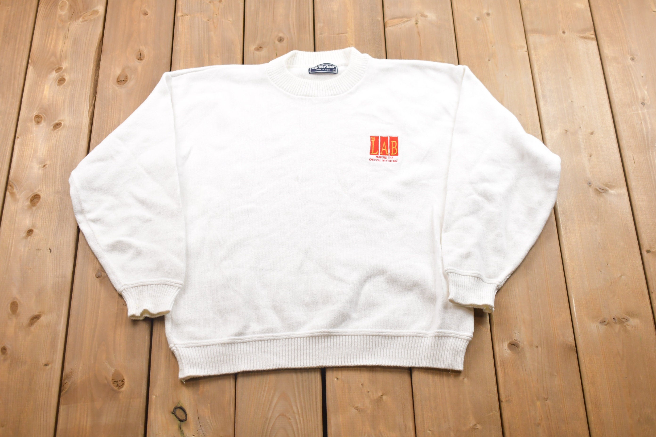 Vintage 1990s Mcbriar The Lab Crewneck Sweatshirt