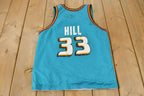 Vintage 1990s Detroit Pistons NBA Grant Hill Reversible Basketball Jersey