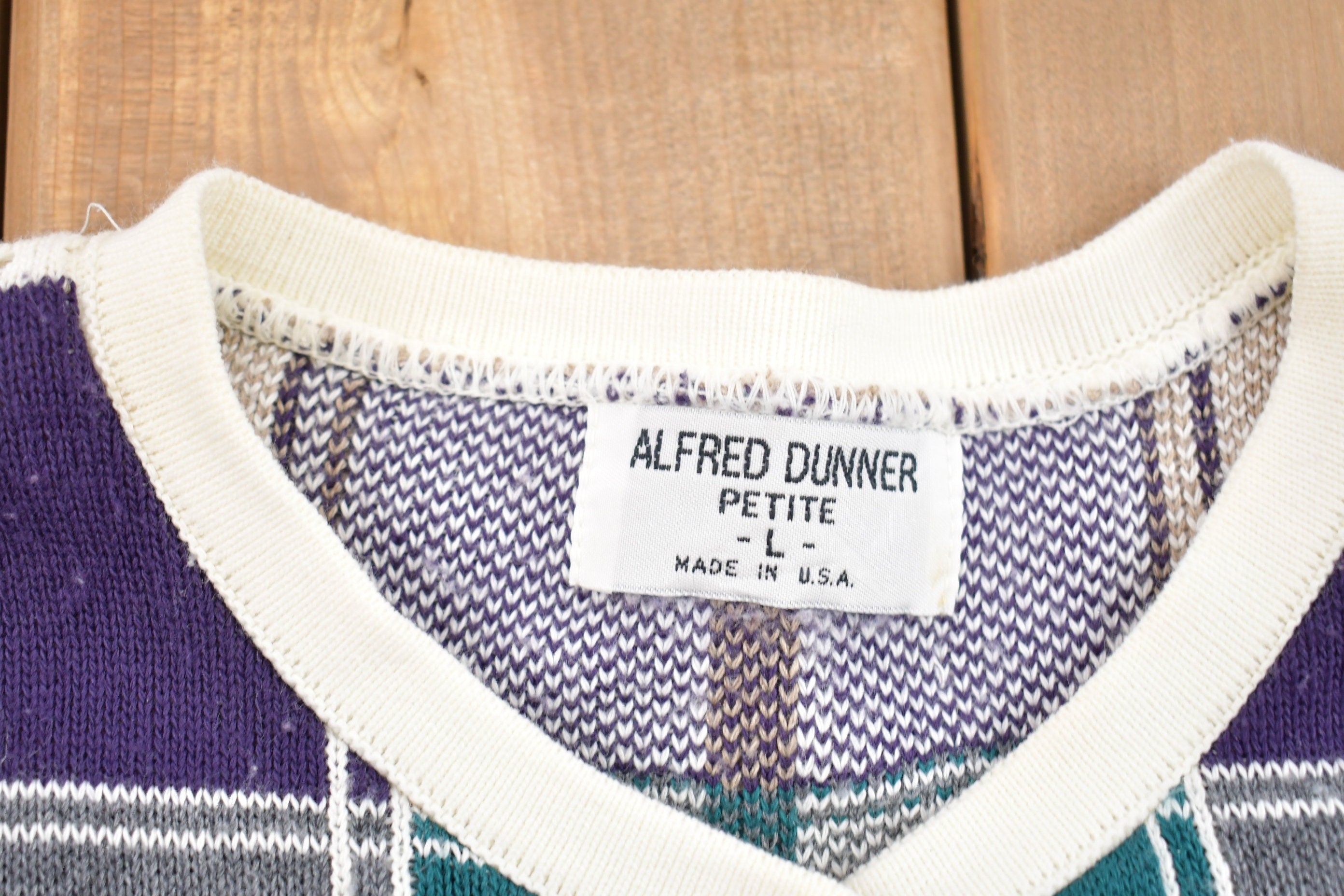 Vintage 1990s Alfred Dunner Knitted Sweater