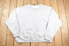 Vintage 1990s Blank Grey Starter Crewneck Sweatshirt