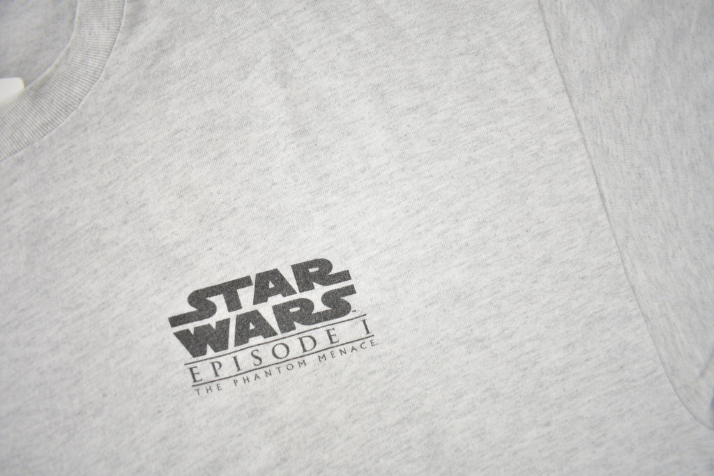 Vintage 1999 Star Wars Episode 1 The Phantom Menace Promo T-Shirt Size XL Whole Cast