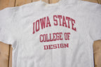 Vintage 1990s Iowa State College of Design Champion Reverse Weave Crewneck