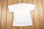 Vintage 1970s Rough Plain White T-Shirt