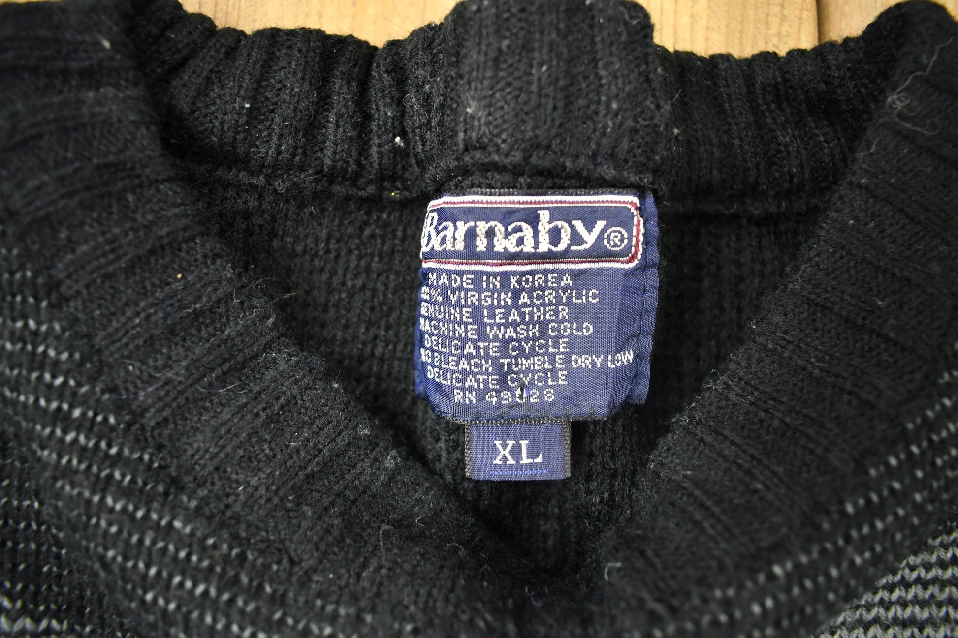 Vintage 1980s Barnaby Knitted Crewneck Sweater
