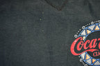 Vintage 1989 Coca Cola Beach Volleyball Crewneck Sweatshirt Men's Small