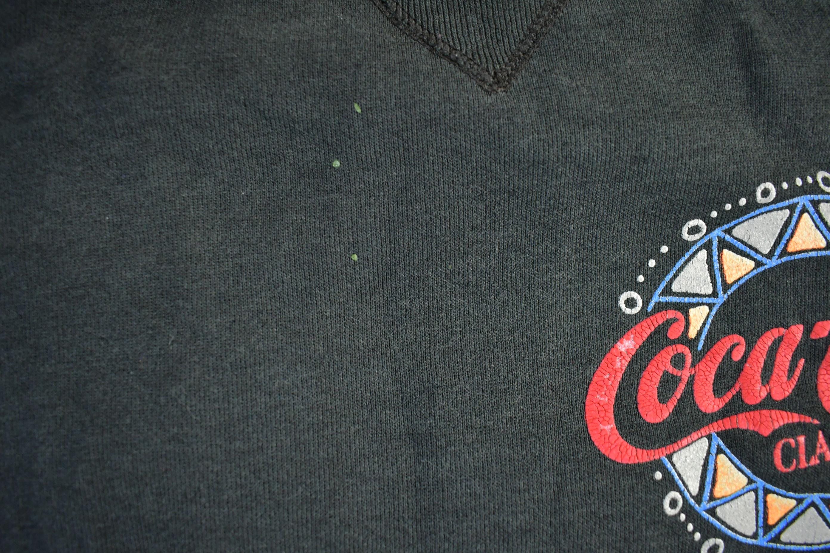 Vintage 1989 Coca Cola Beach Volleyball Crewneck Sweatshirt Men's Small