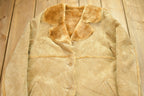 Vintage 1980s Brandon Thomas Shearling Leather Coat