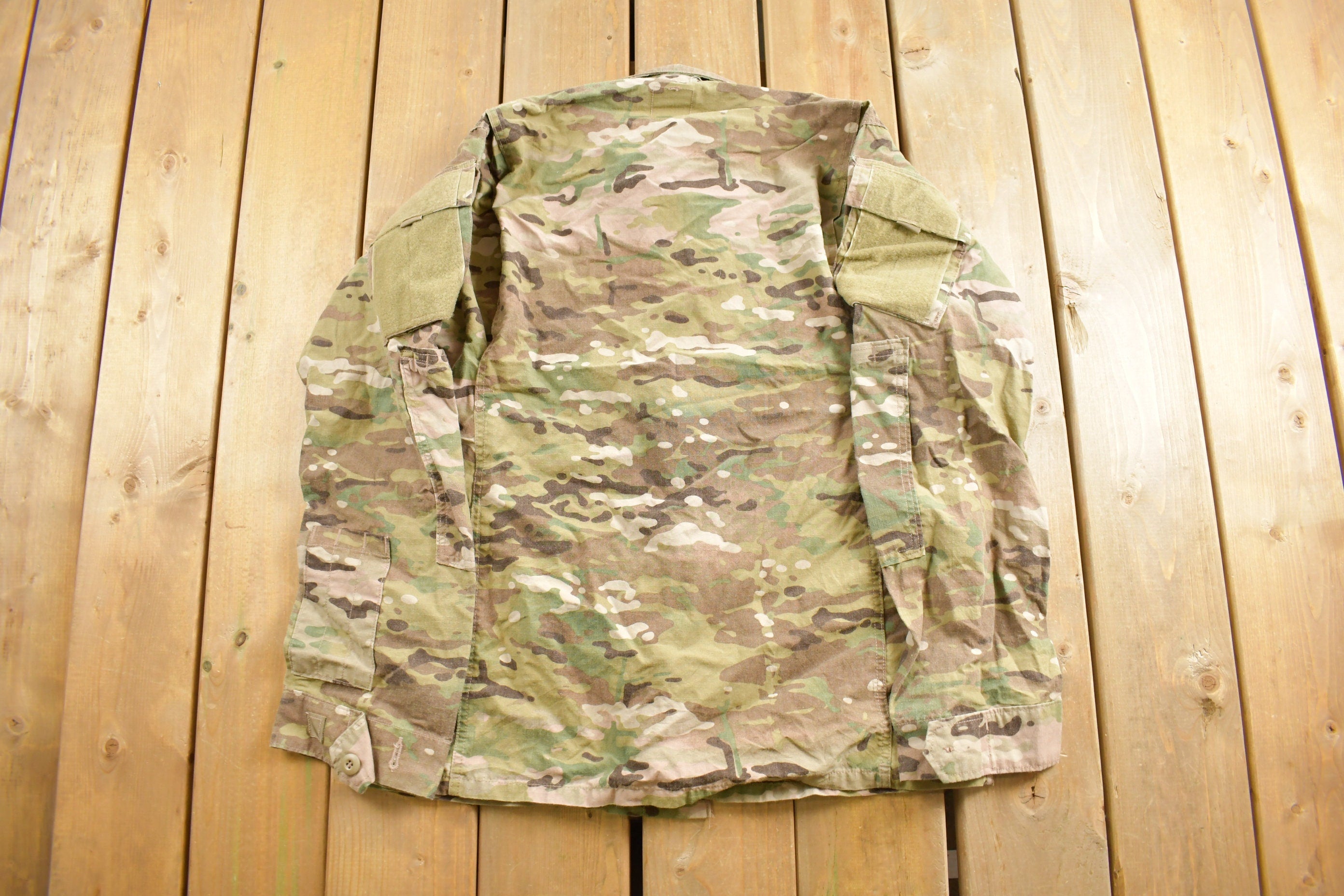 Vintage 2001 Military Desert MultiCamo Insect Repellent Field Jacket