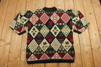 Vintage 1990s Private Eyes Knitted Crewneck Sweater