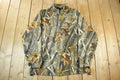 Vintage 1990s Winchester Tree Camo Zip Up Fleece Sweater Jacket Men's Large