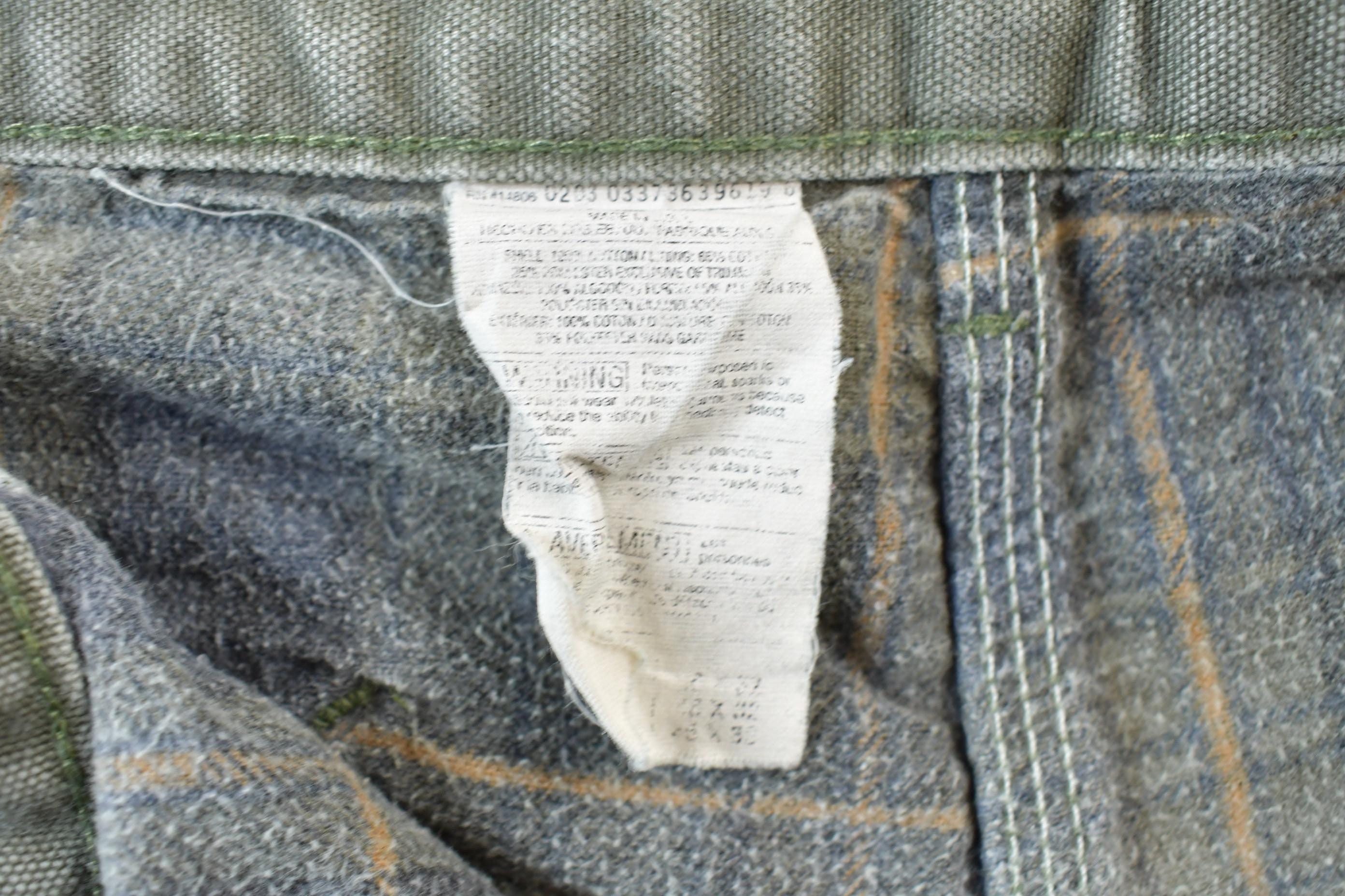 Vintage 1990s Blanket Lined Carhartt Carpenter Pants Size 28 x 30