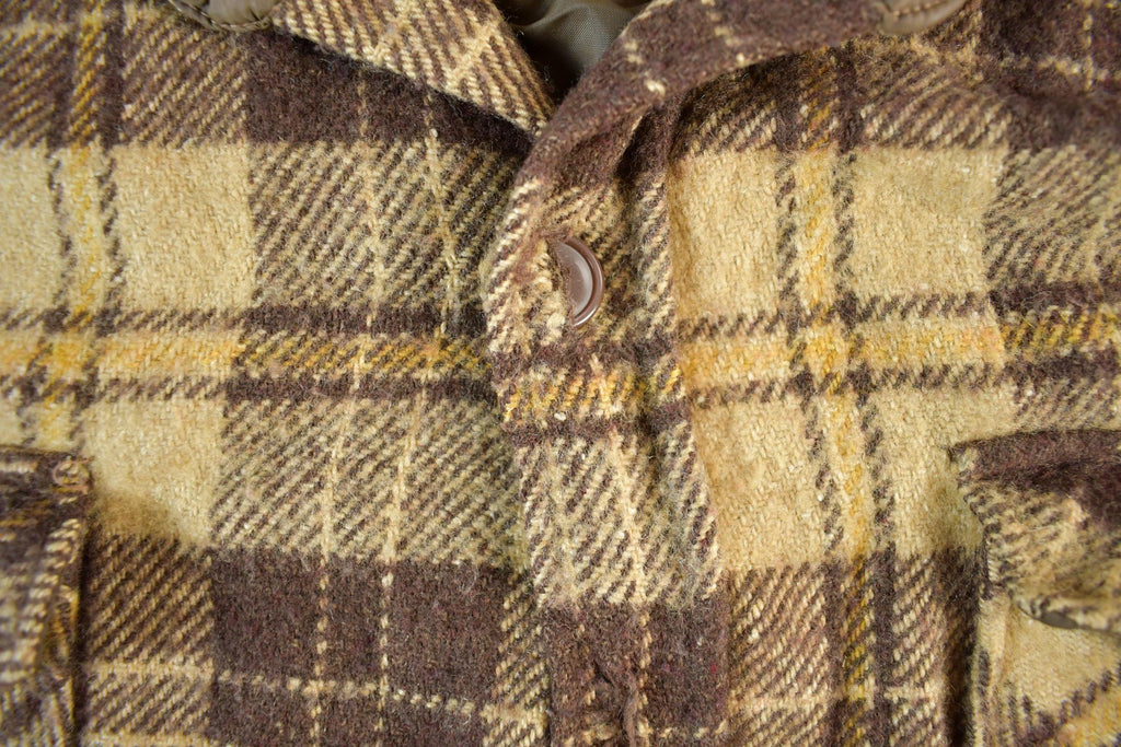 Vintage 1970s Pariani Wool Button Up Shirt Jacket Men's Large