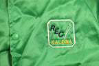 Vintage 1980s Kalona Iowa Satin Bomber Jacket