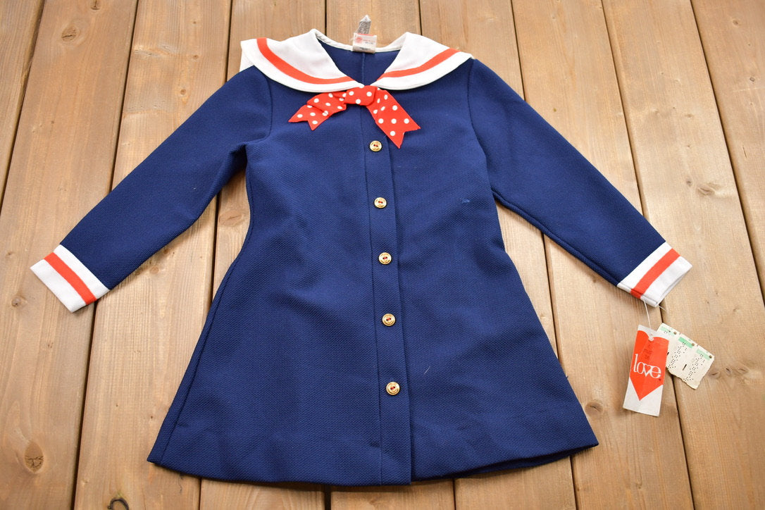 Vintage 1990s Sailor Button Up Shirt