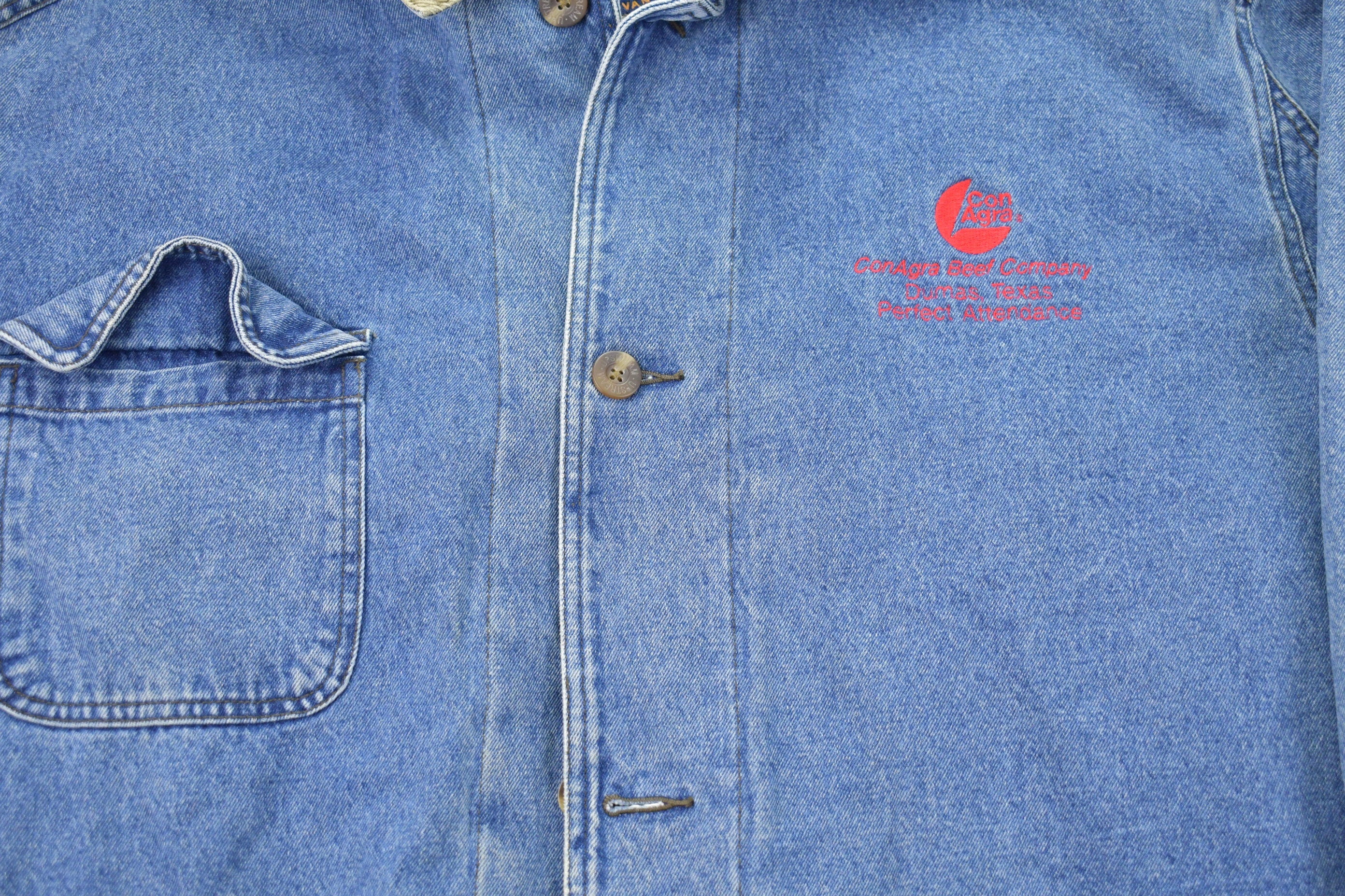 Vintage 1990s Upstream Denim Chore Jacket
