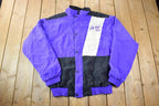 Vintage 1990s Billy Moyer Arizona Sport Shirts Car Racing Windbreaker Jacket