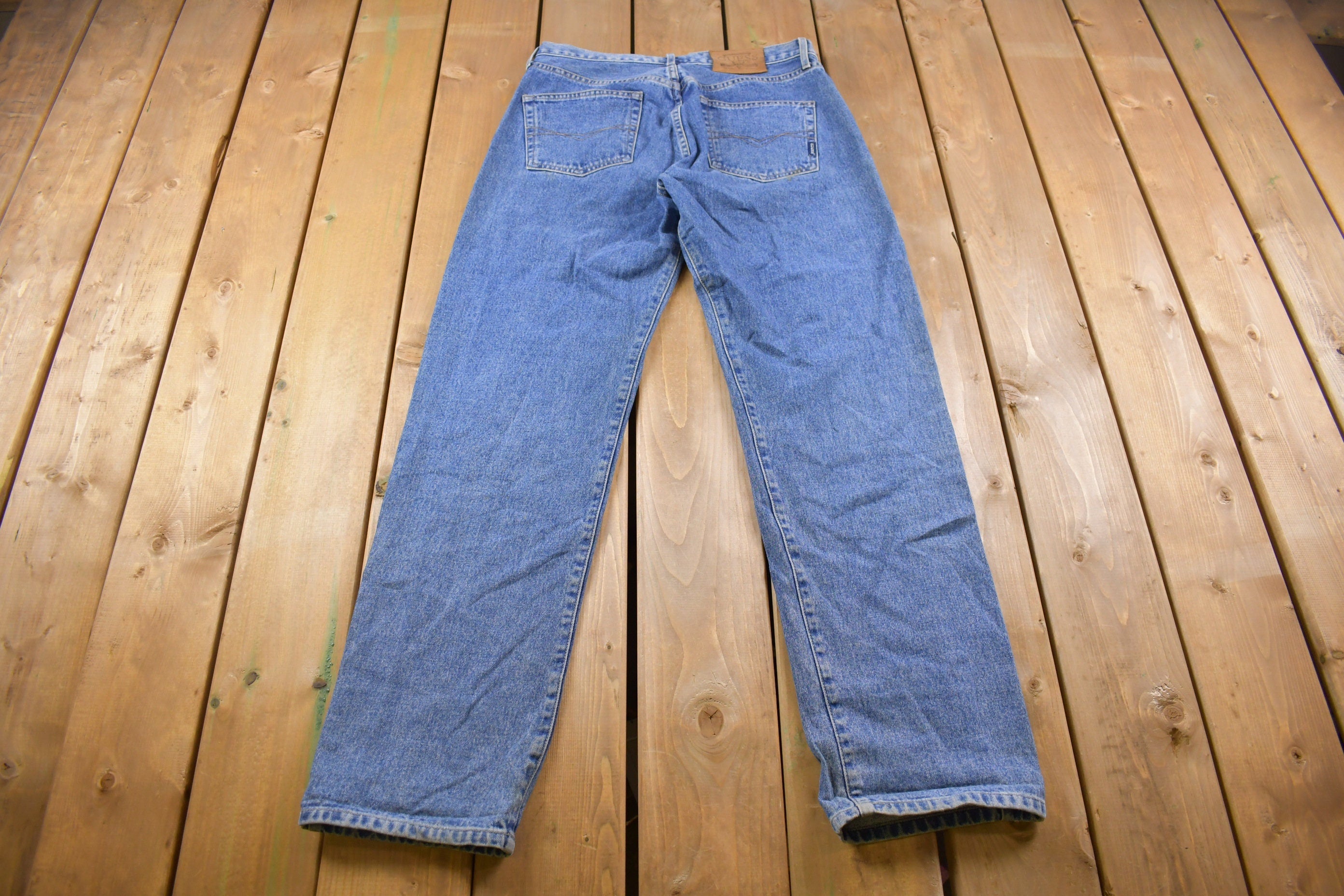 Vintage 1990's Guess Jeans Blue Denim Pants 32 x 34