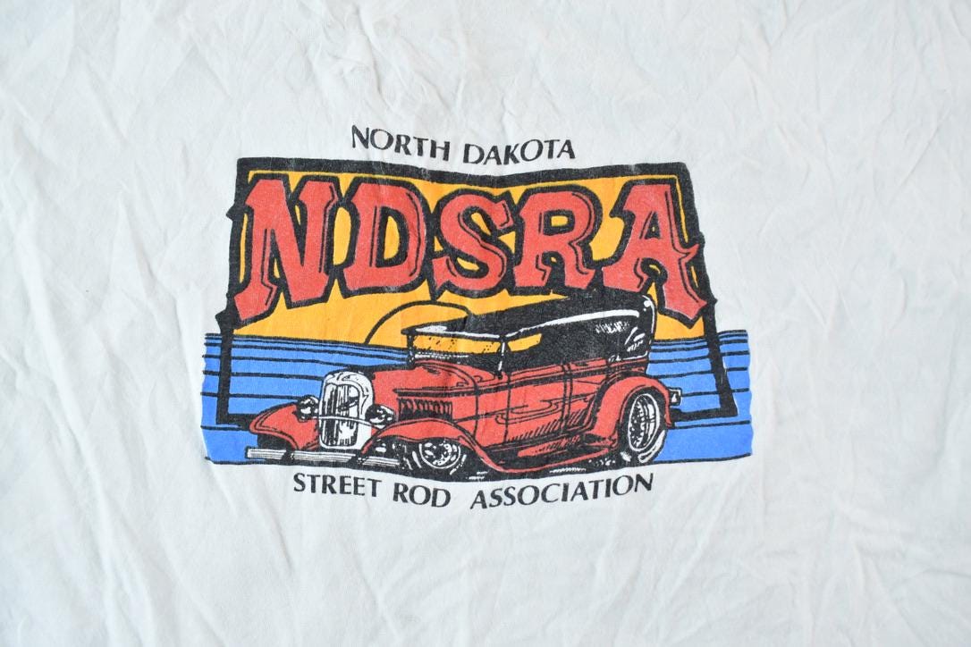 Vintage 1990s Street Rod Association Single Stitch T-Shirt
