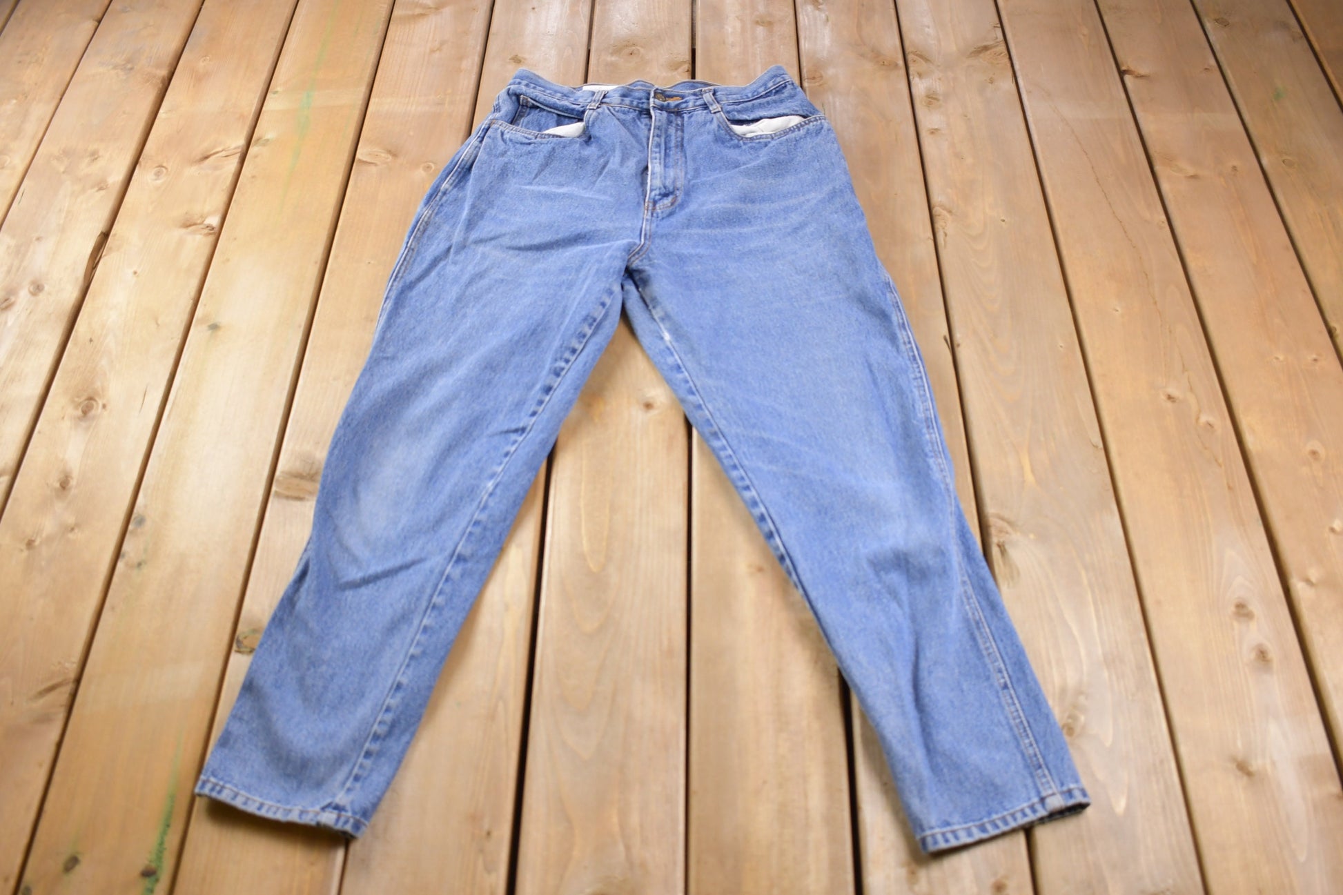 Vintage 1990s Bill Blass Jeans Size / American Vintage / Workwear / Streetwear / Vintage Pants / True Vintage / Medium Wash
