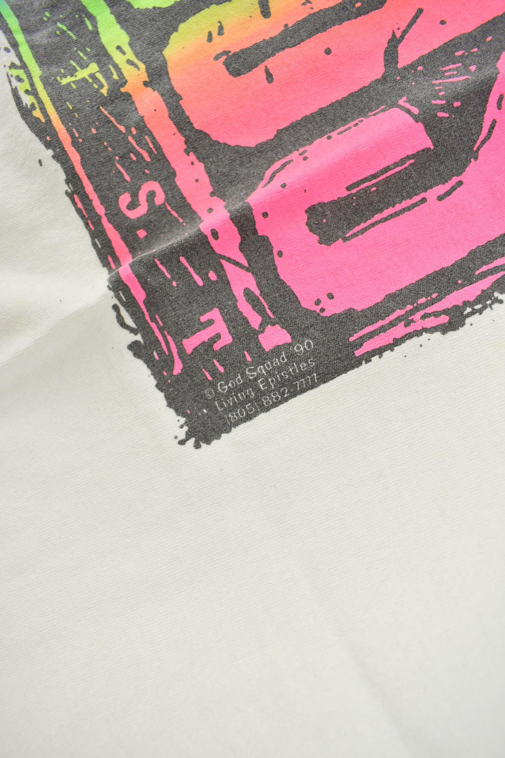 Vintage 1990 Property Of Jesus Christ Graphic T-Shirt