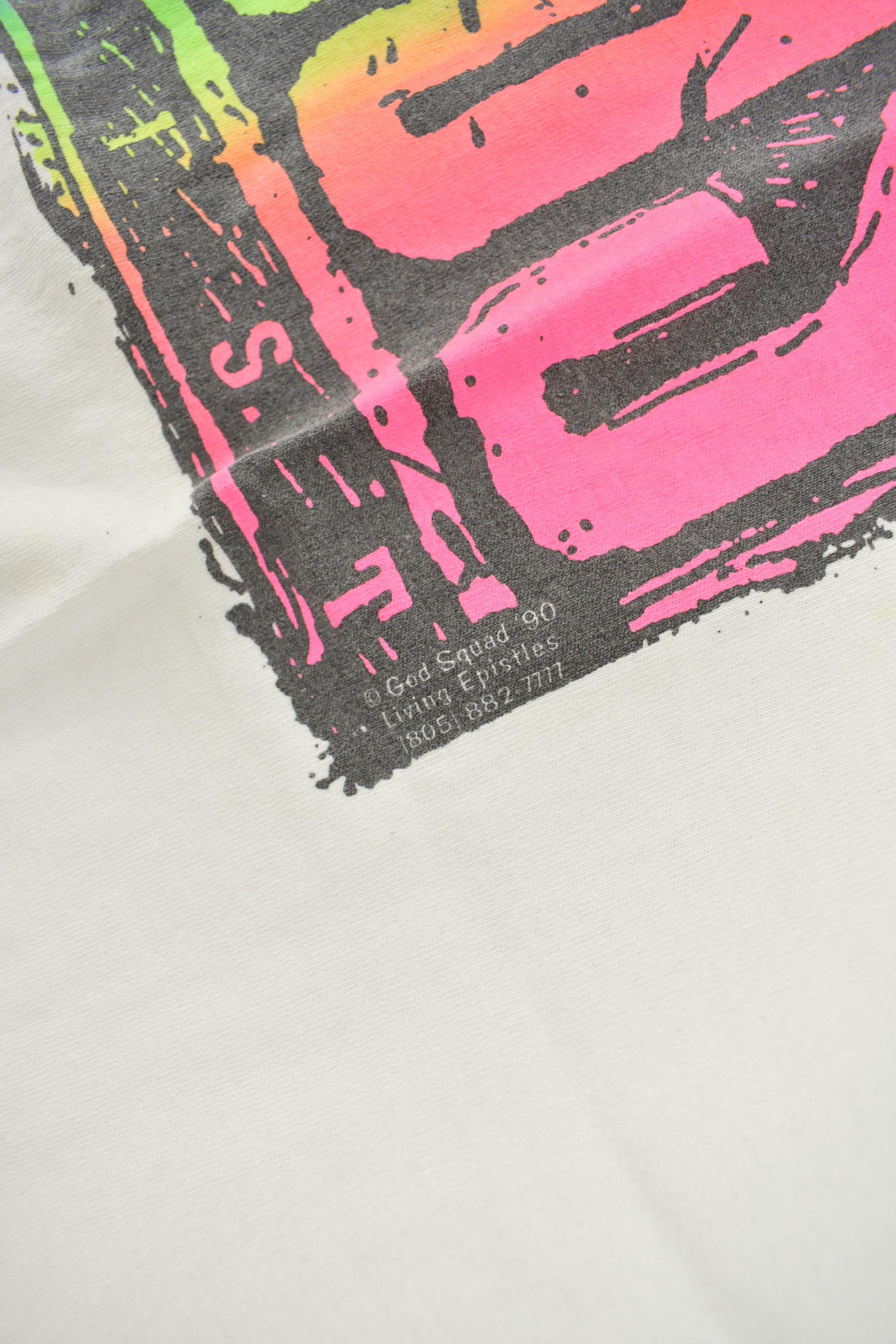 Vintage 1990 Property Of Jesus Christ Graphic T-Shirt