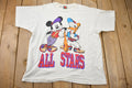 Vintage 1990s Disney Mickey Mouse Donald Duck Baseball All Stars T Shirt Vintage Disney  Made In USA  Single Stitch  Jerry Leigh