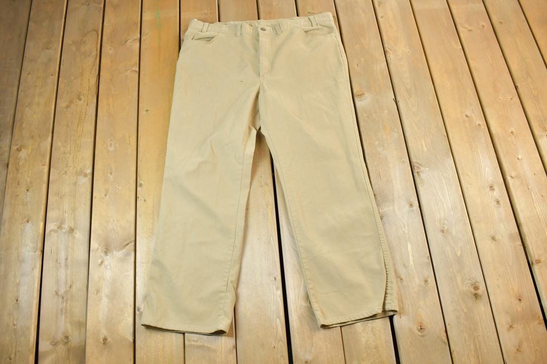 Vintage 1960s GWG Denim Jeans Size 44 x 32 Made In Canada
