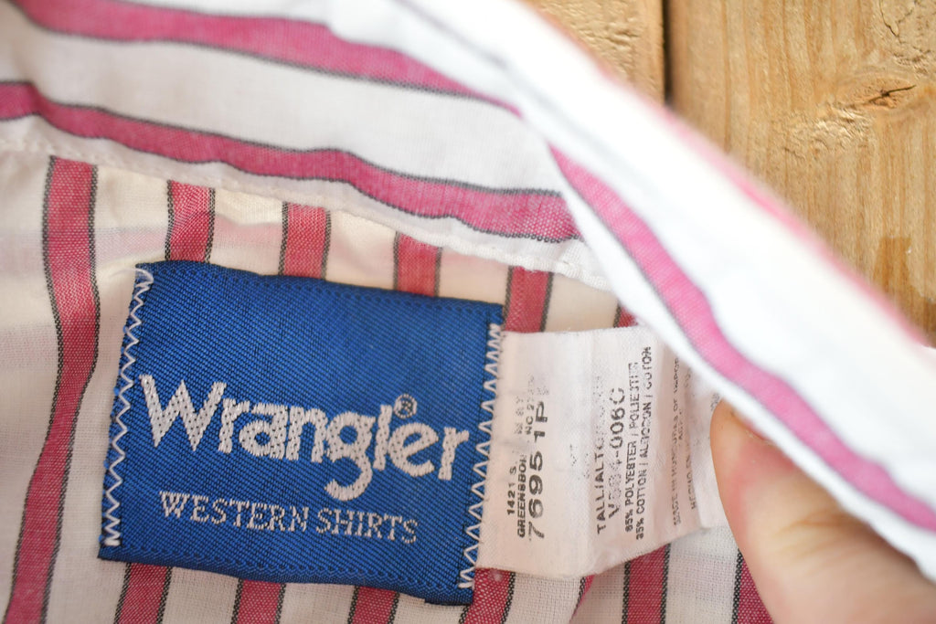 Vintage 1990s Wrangler Button Up Western Shirt Men's XXL
