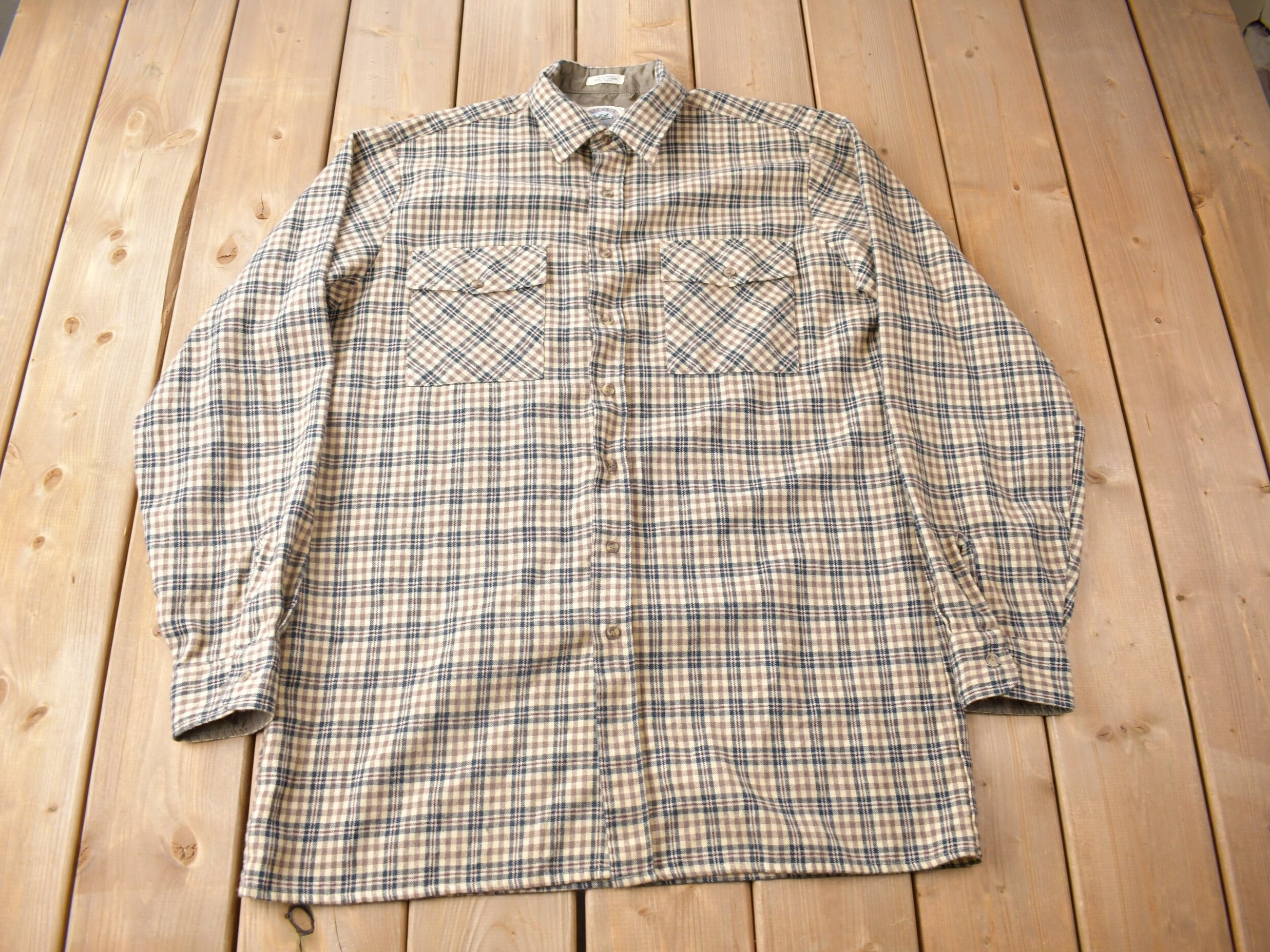 Vintage 1990s Bay Area Traders Button Down Flannel Shirt