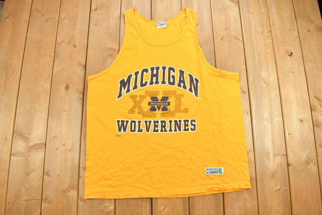 Vintage 1990s Michigan Wolverines Souvenir Tank Top