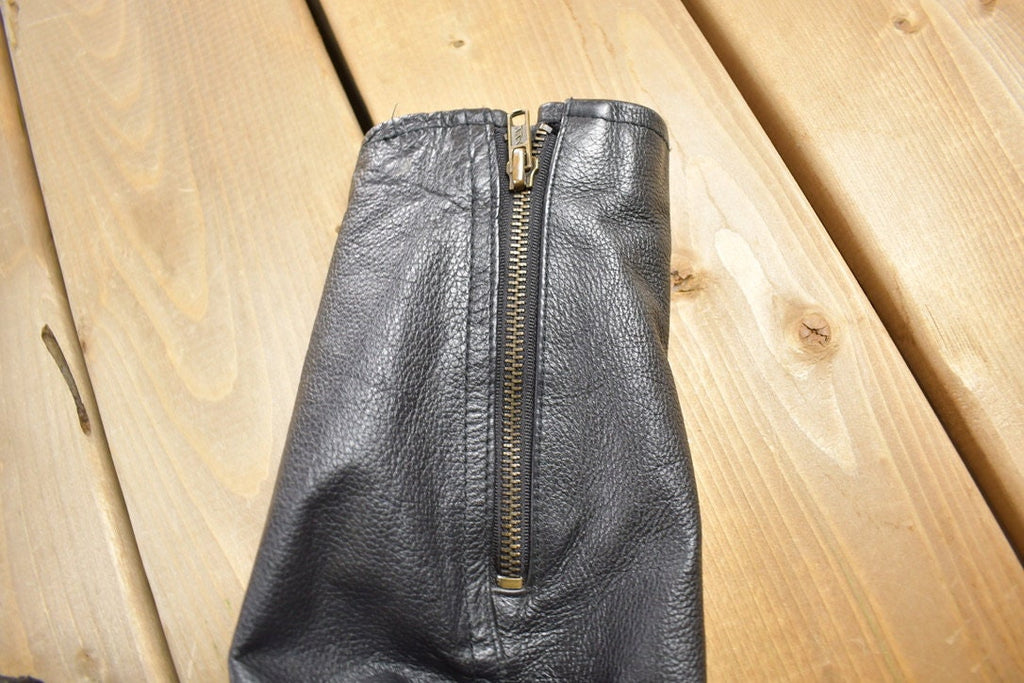 Vintage 1990s Leather Biker Jacket