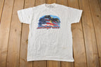Vintage Y2K Snap On Racing Eagle Graphic T-Shirt Size M