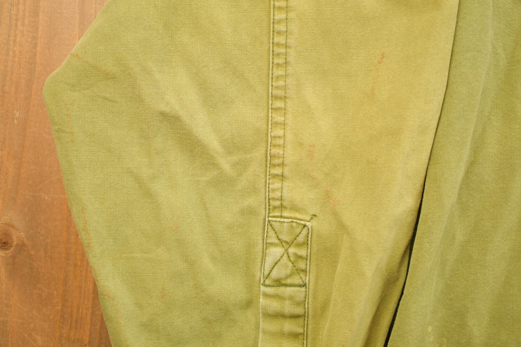 Vintage 1990s R & R Casuals Blank Green Button Up Shirt