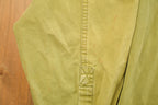 Vintage 1990s R & R Casuals Blank Green Button Up Shirt